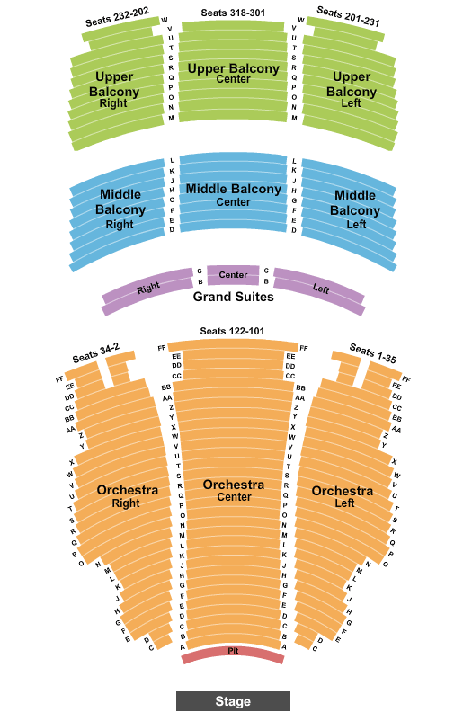 Hippodrome Theatre At The France-Merrick PAC Hippodrome Theatre Seating Chart